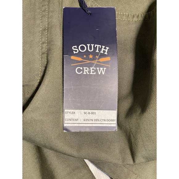 NWT‎ Men's South Crew Casual Olive Green Pants Size Medium 32X33 - Picture 8 of 8